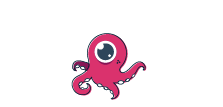 logo & branding - the pink octopus